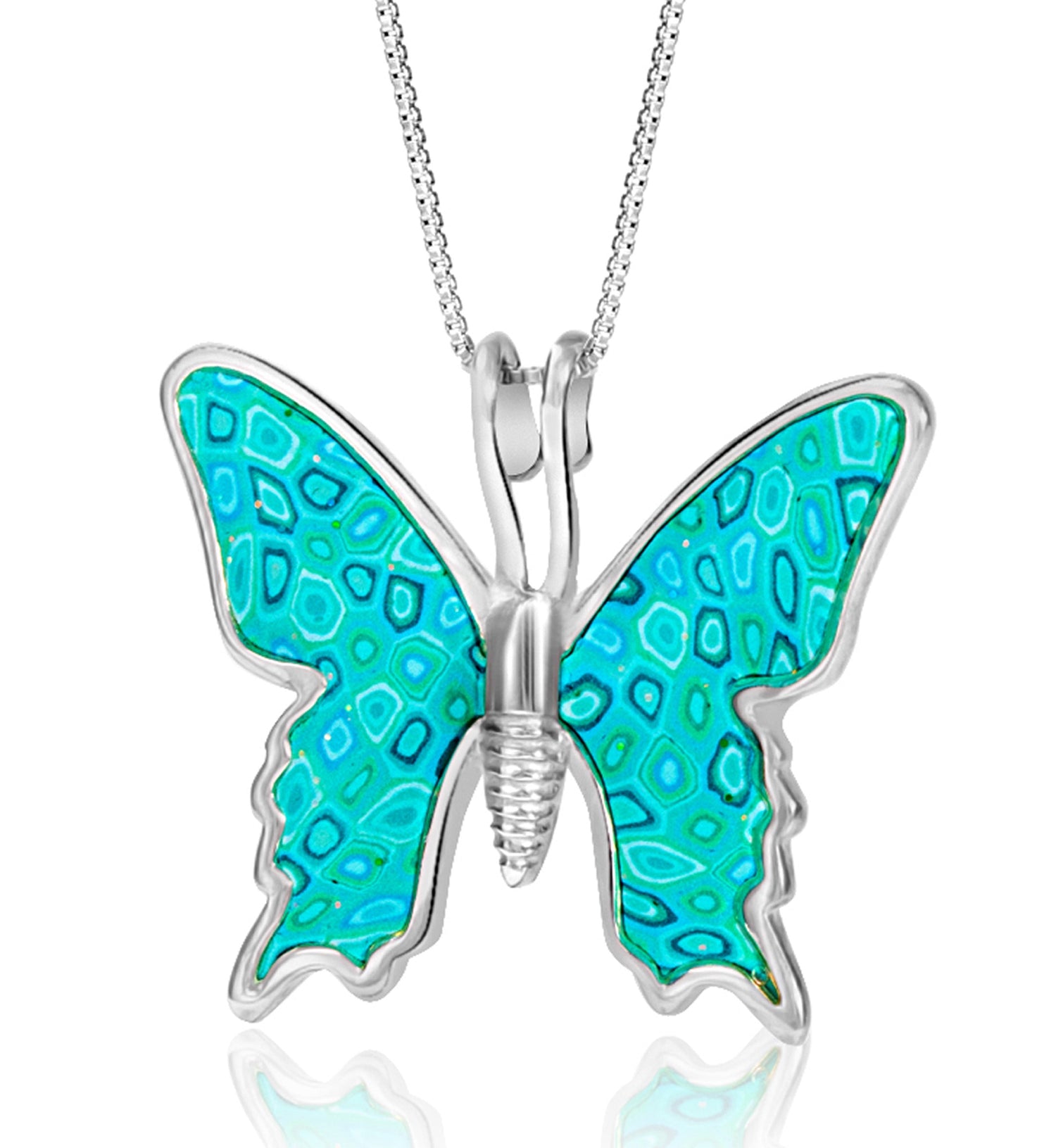 Silver Butterfly Necklace
