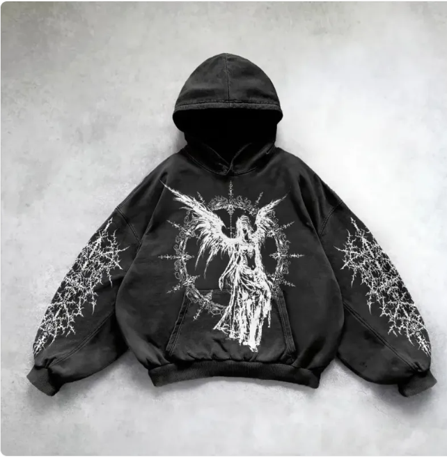 Metro Flair Hooded Art Sweatshirt