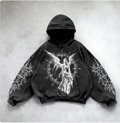 Metro Flair Hooded Art Sweatshirt