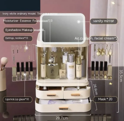 Illuminated Vanity Makeup Organizer ChicCharm