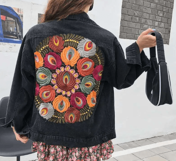 Classic Embroidered Denim Jacket