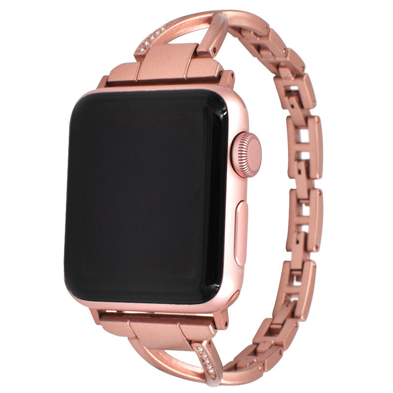 Diamond X-Link Stainless Apple Watch Strap