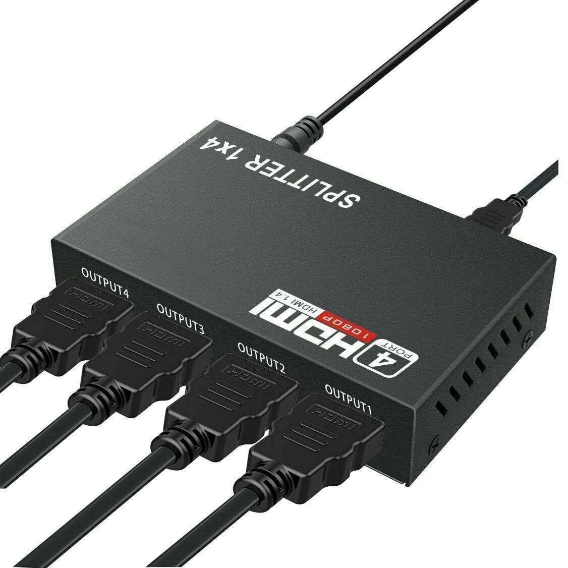 4K HDMI 4-Port Hub &amp; Amplifier - 1 In 4 Out