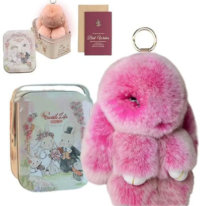 Holiday Bunny Charm