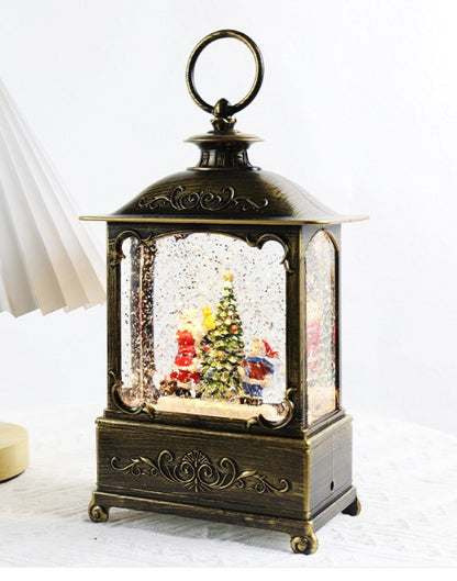 Holiday Crystal Light-Up Music Box