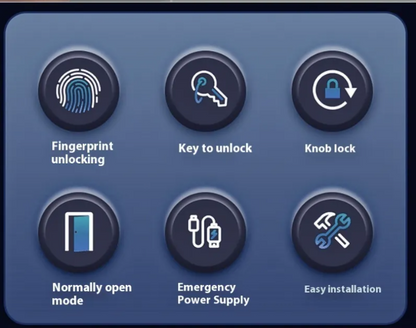 TouchAccess Smart Fingerprint Door Lock ChicCharm