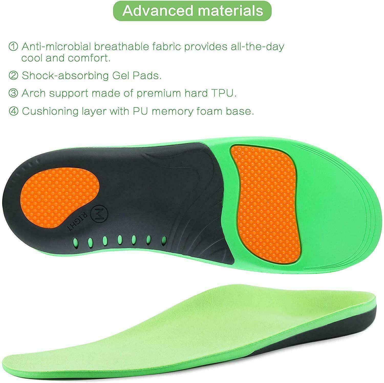 Arch Support Orthotic Insoles for Flat Feet