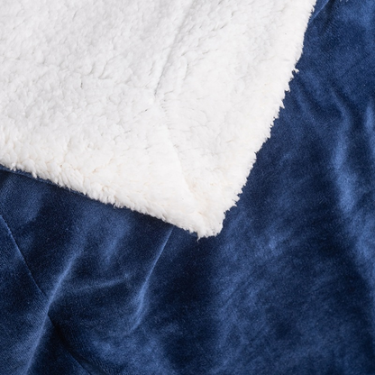 Luxury Sherpa Cashmere Throw