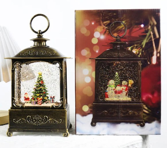 Holiday Crystal Light-Up Music Box