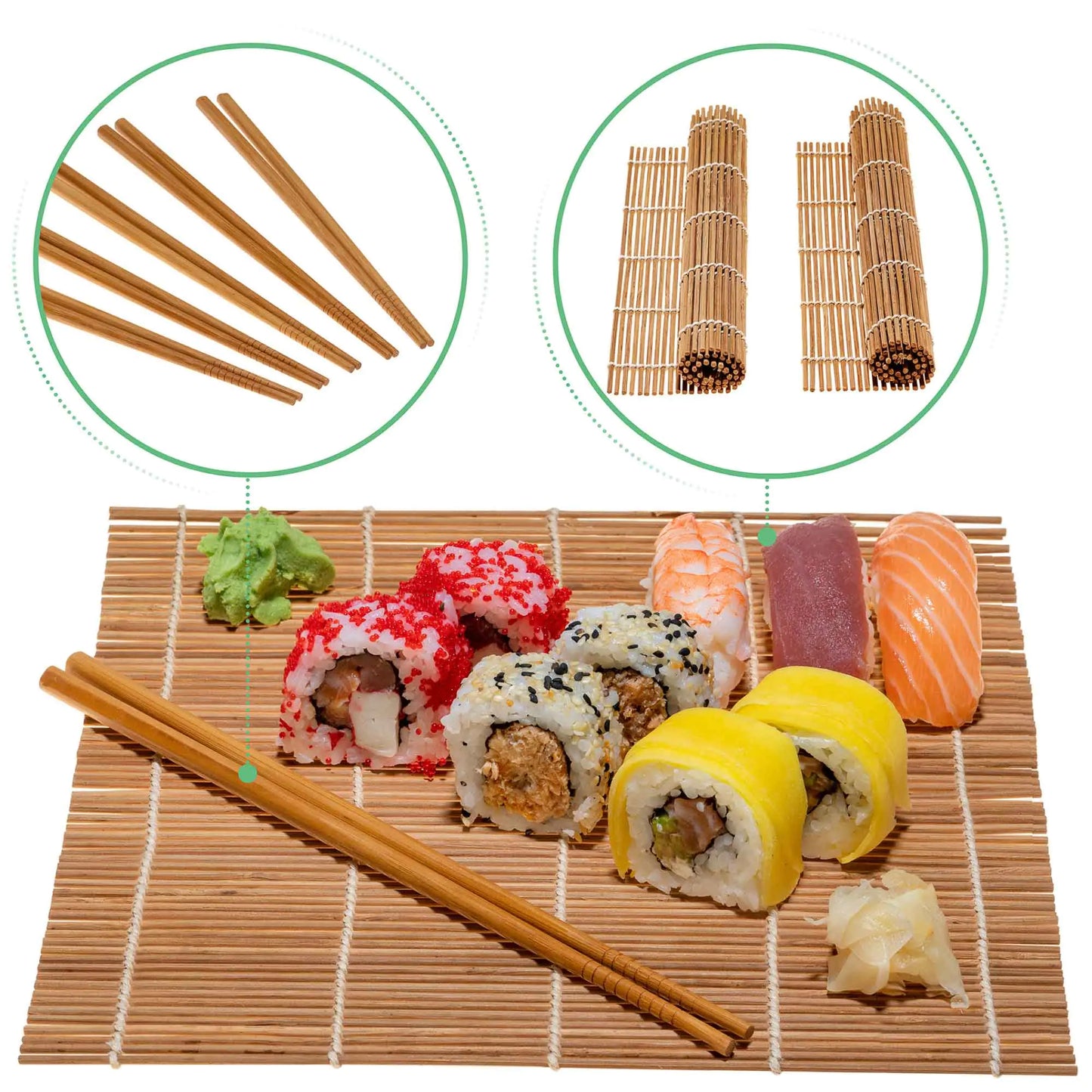 Complete Bamboo Sushi Kit for Beginners
