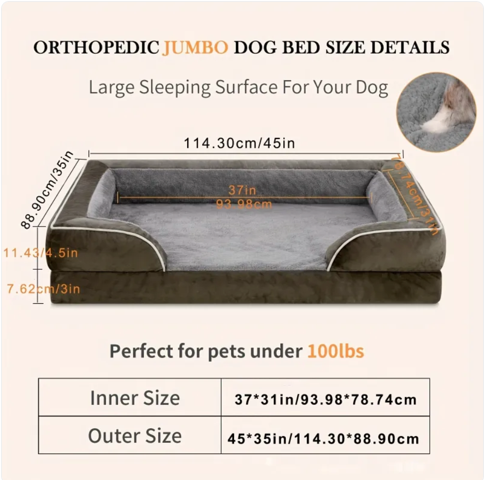 Removable &amp; Washable U-Shaped Pet Sofa ChicCharm
