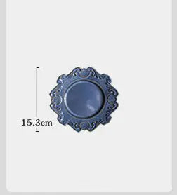 Creative Baroque European Tableware Set (Dinner Plates &amp; Bowls)