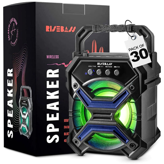 Compact Party Bluetooth Speaker with LED Effects