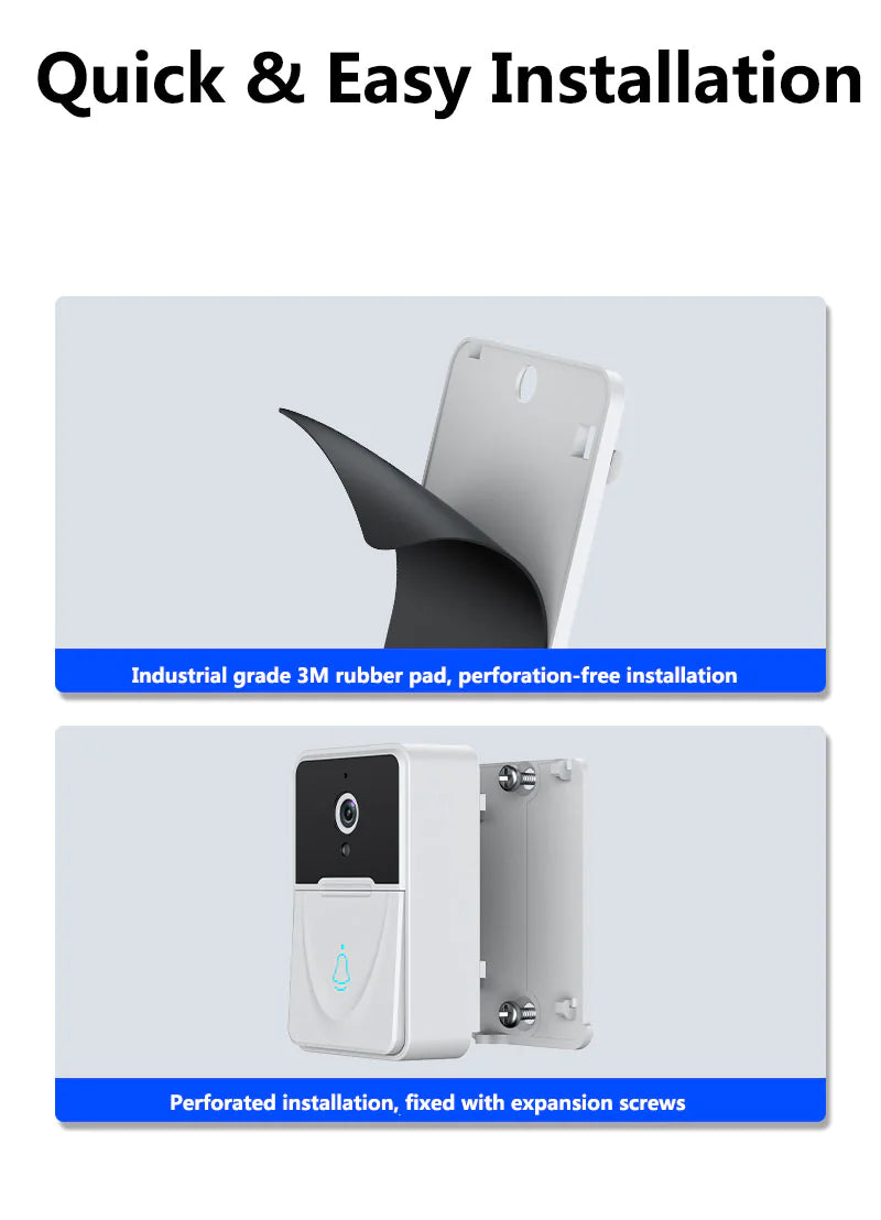 Smart WiFi Doorbell with Video Intercom