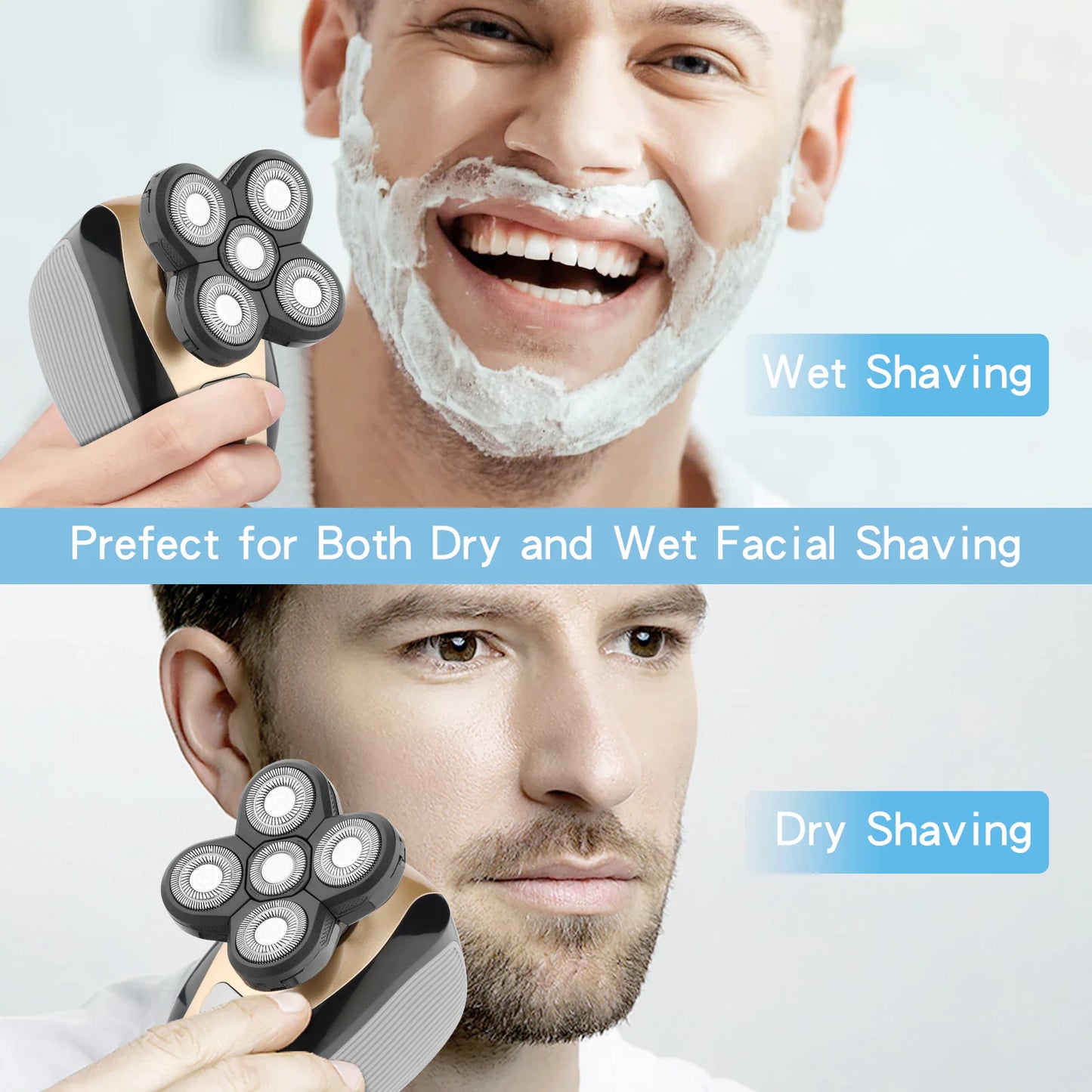 5-in-1 Versatile Electric Shaver Kit