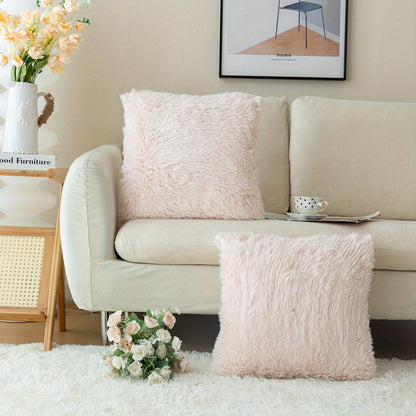 Chic Plush Cushion Covers