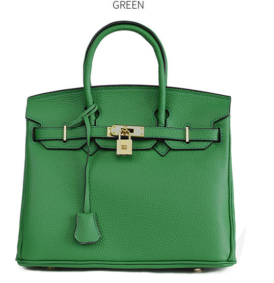 Platinum Top-Layer Cowhide Handbag