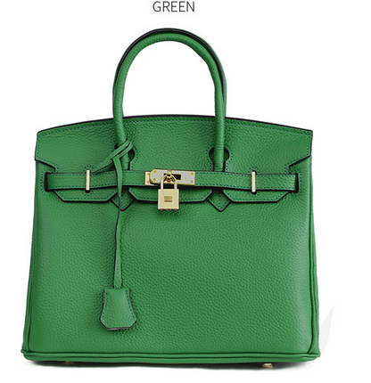 Platinum Top-Layer Cowhide Handbag