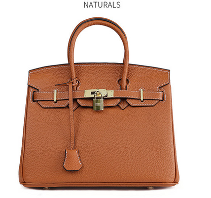 Platinum Top-Layer Cowhide Handbag
