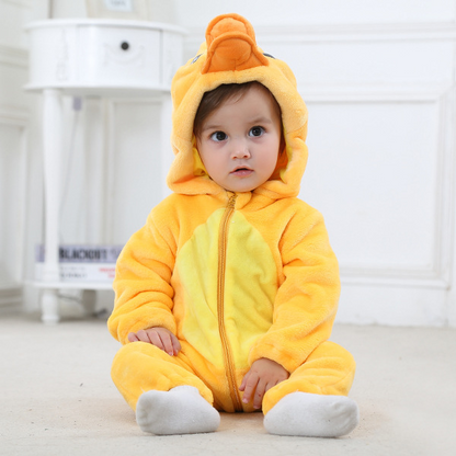 Baby Jumpsuit Newborn Flannel Animal Romper ChicCharm