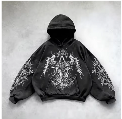 Metro Flair Hooded Art Sweatshirt