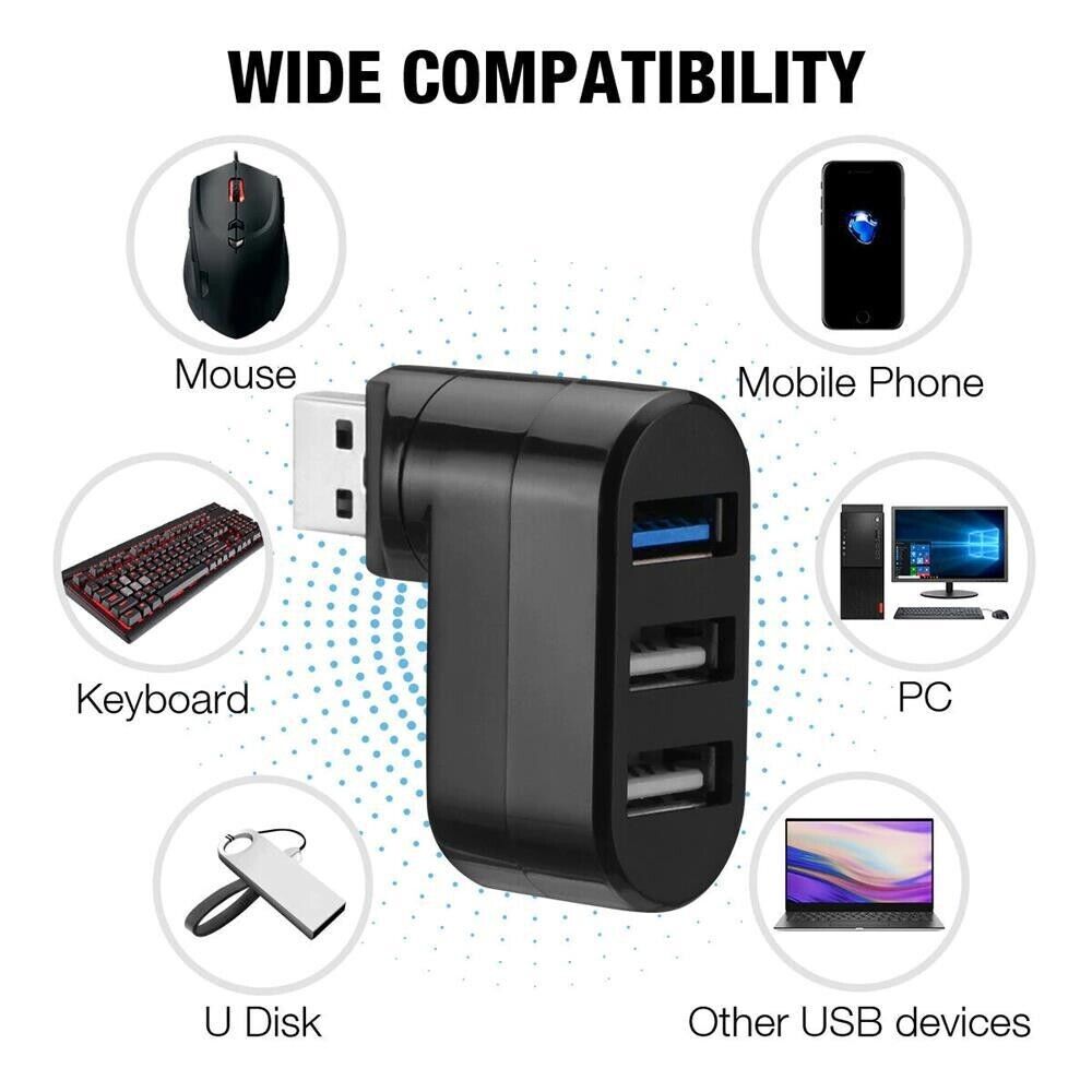 SpeedHub 3 Port USB 3.0 Adapter