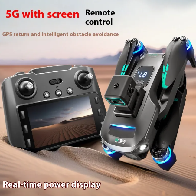 GPS Smart Drone with HD Camera &amp; Collision Avoidance