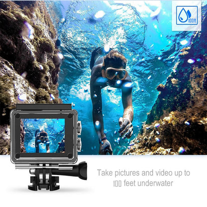 4K UHD Action Camera with WiFi &amp; RF Remote