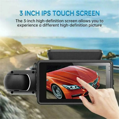 Dual Lens 1080P Car DVR &amp; Dash Cam Recorder