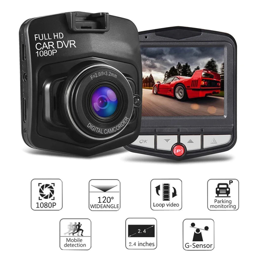 HD Night Vision Dash Cam 2.4&