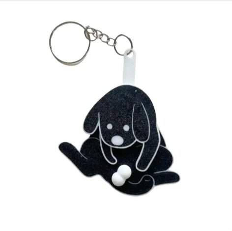 Kitten Acrylic Keychain Pendant