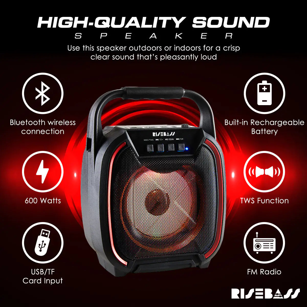 Portable Power Blast Speaker