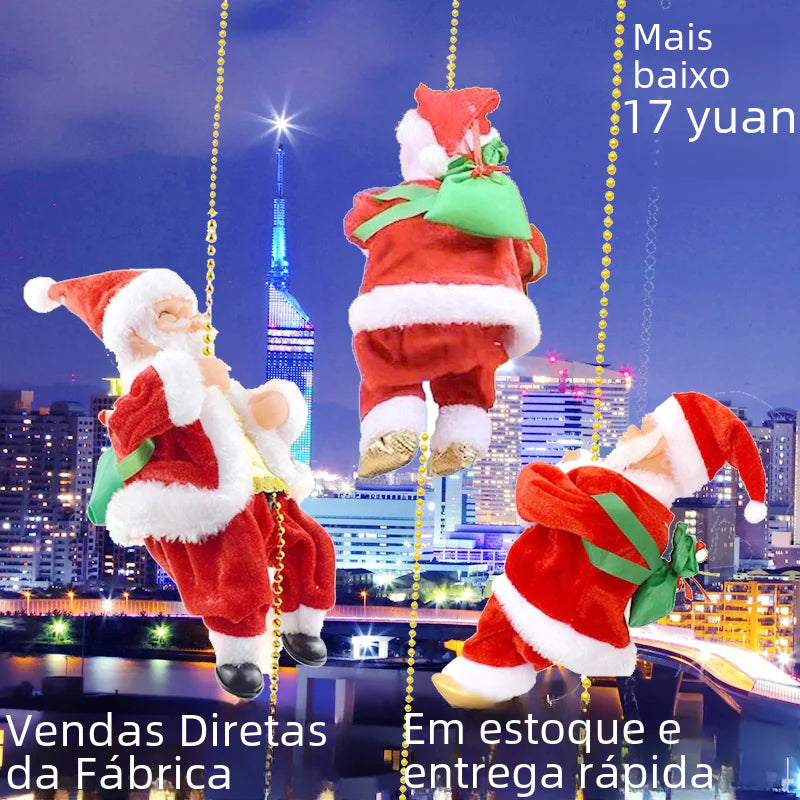 Santa Climber Figurine