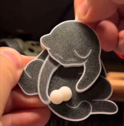 Kitten Acrylic Keychain Pendant