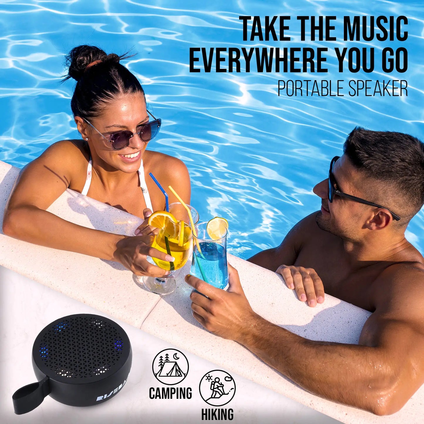 AQUABEAT Splashproof Bluetooth Speaker