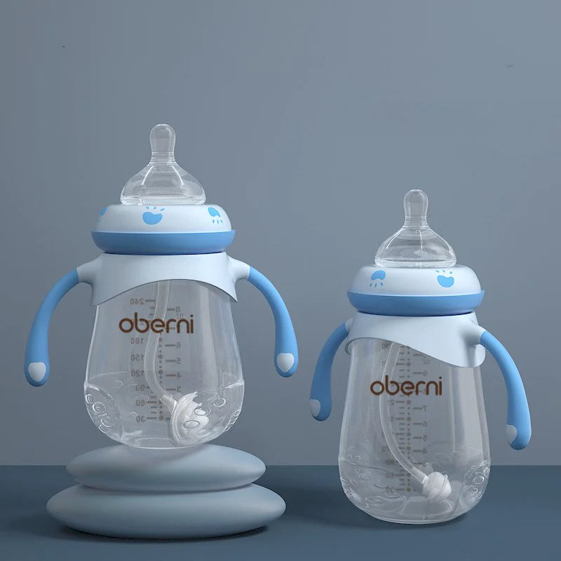 SafeGrip Wide-Mouth Baby Bottle: Anti-Colic &amp; Drop Resistant