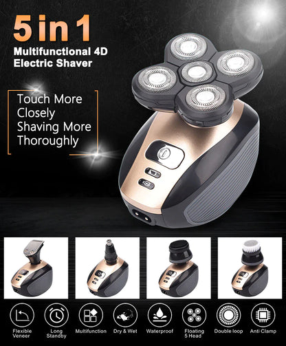 5-in-1 Versatile Electric Shaver Kit