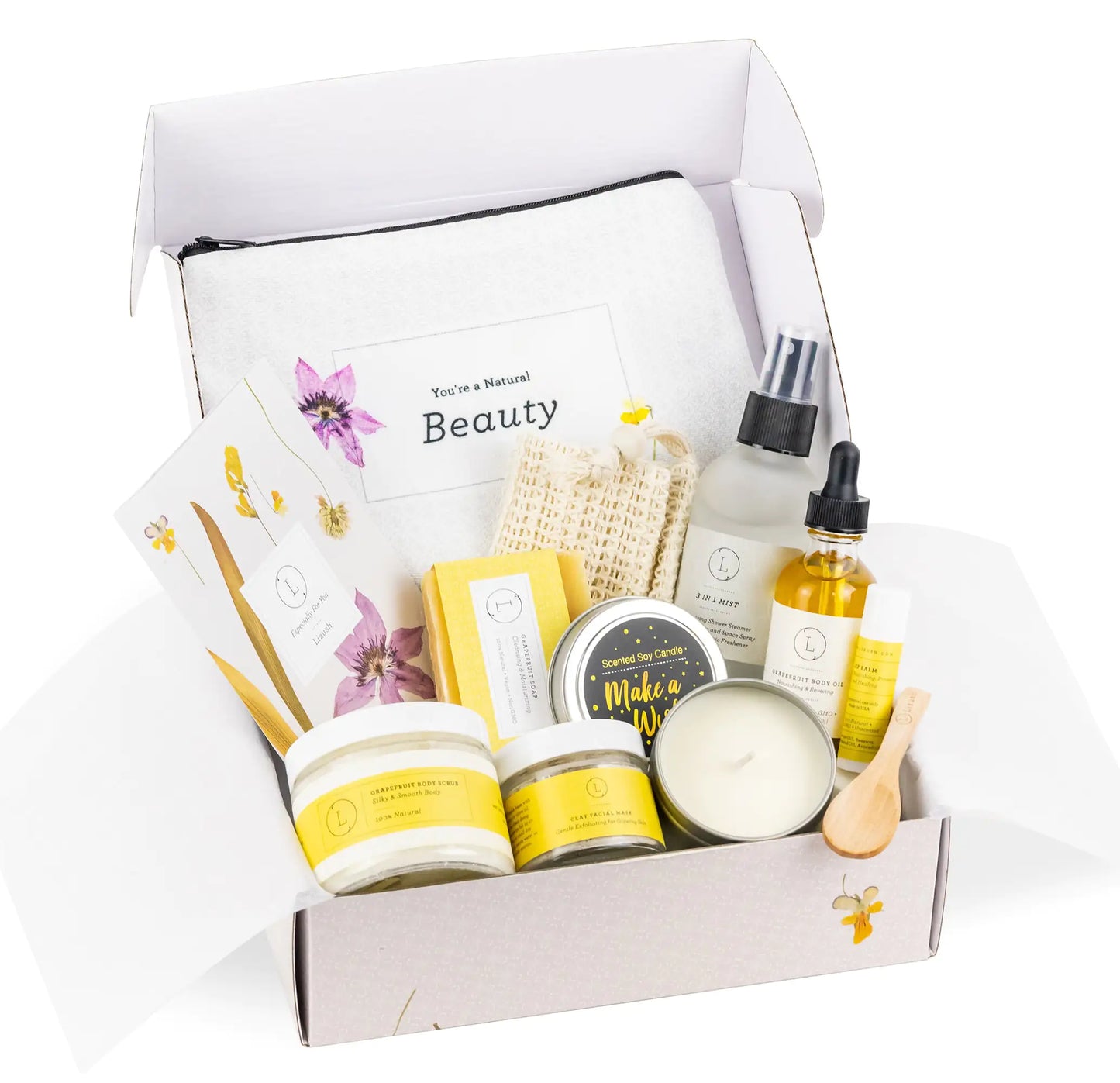Natural Essence Bath & Body Spa Kit - 9-Piece Set