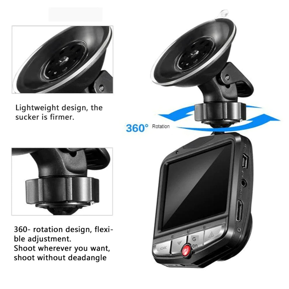 HD Night Vision Dash Cam 2.4&