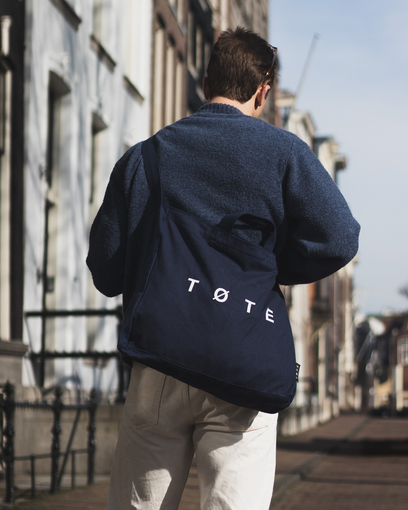 Navy Blue Everyday Tote