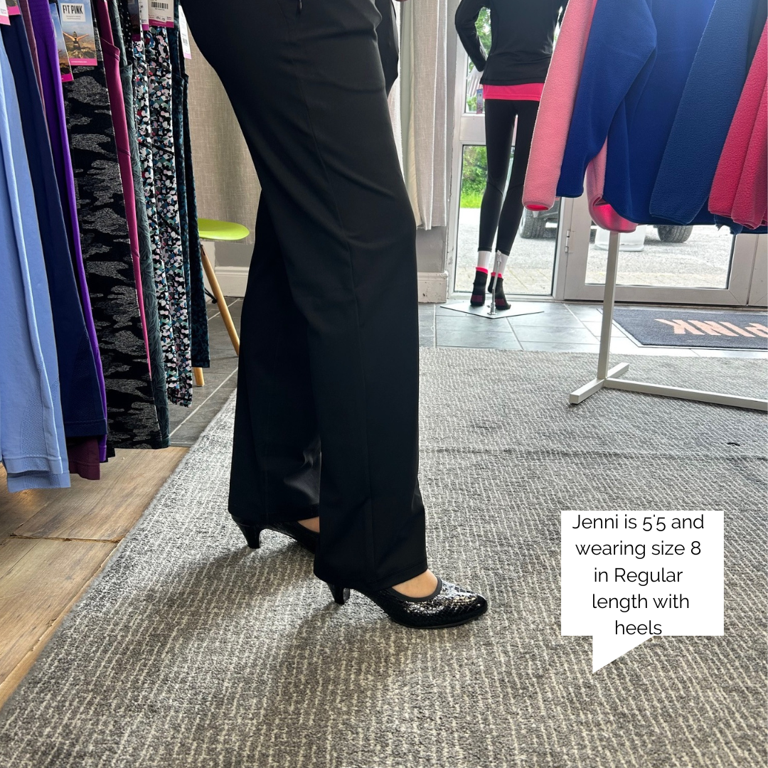 Comfy Black Straight Pants