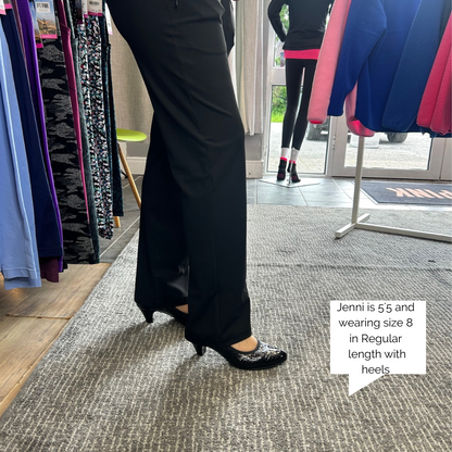 Comfy Black Straight Pants