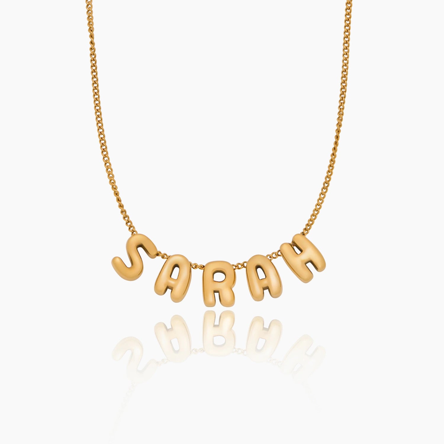 Personalized Bubble Name Necklace