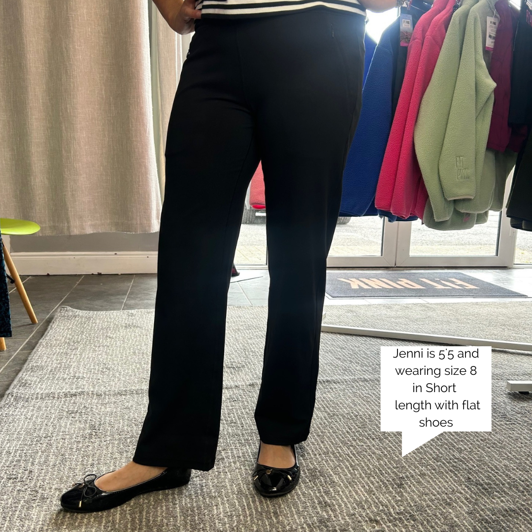 Comfy Black Straight Pants