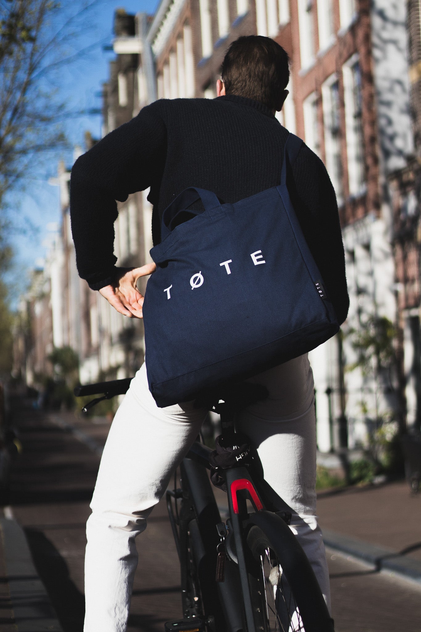Navy Blue Everyday Tote