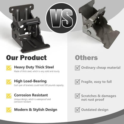 Space-Saving Folding Brackets