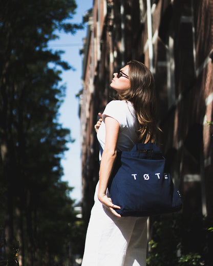 Navy Blue Everyday Tote