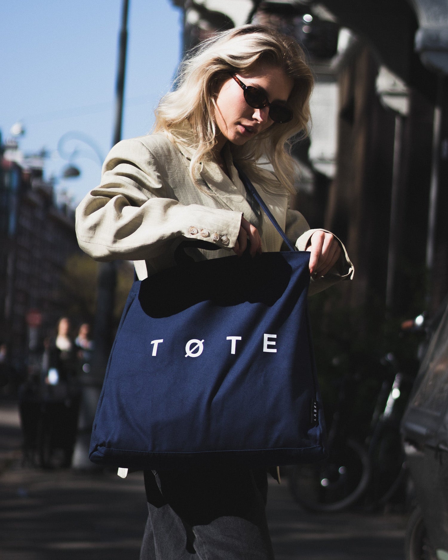 Navy Blue Everyday Tote