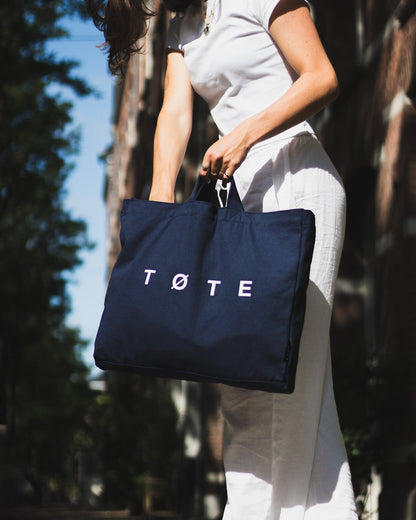 Navy Blue Everyday Tote