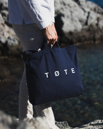 Navy Blue Everyday Tote
